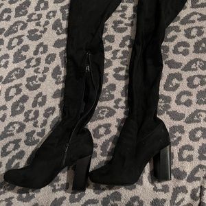 NWOT Jeffery Campbell Thigh High Heeled Boots Size 10